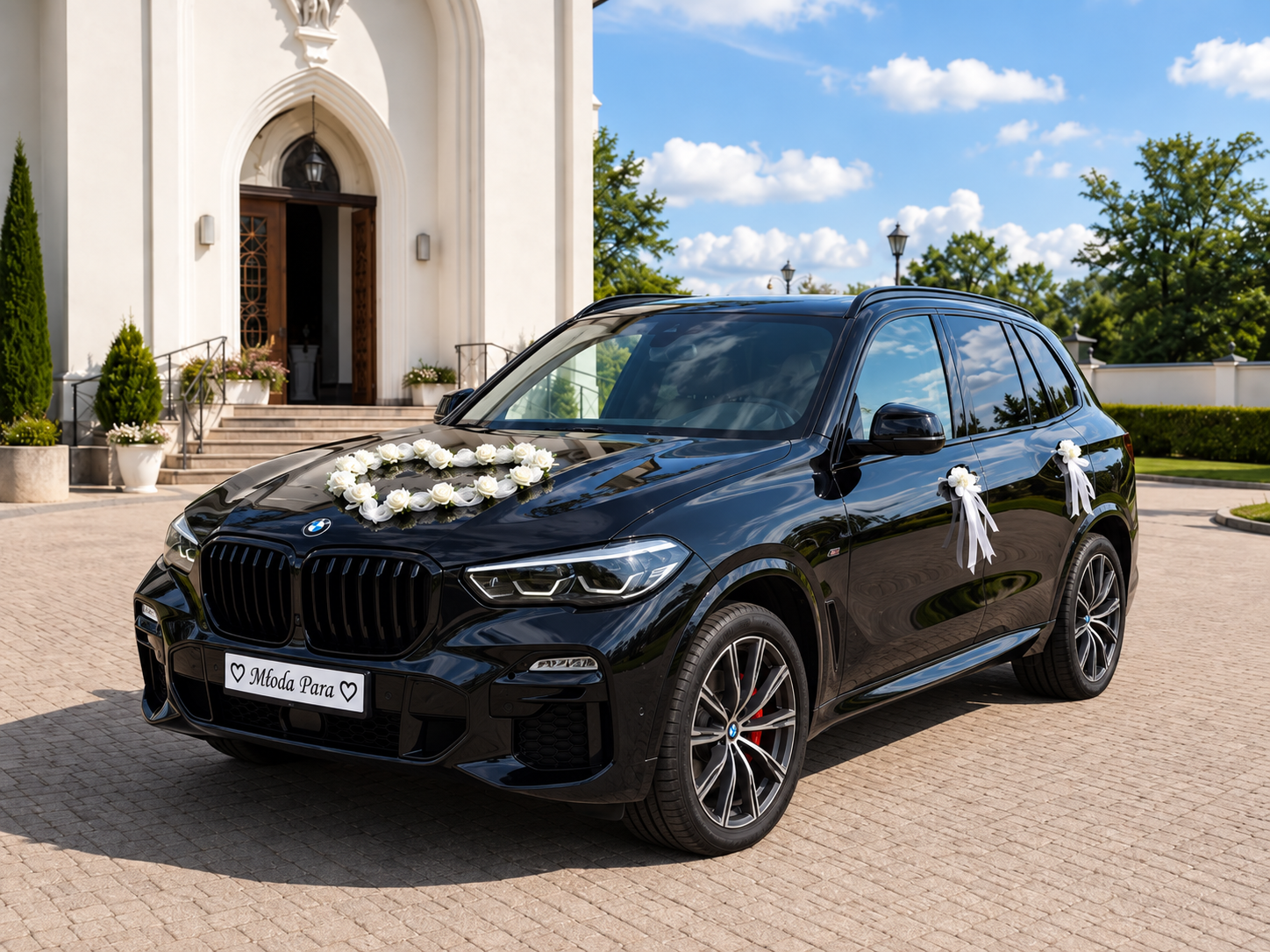 Samochód do ślubu Opole – czarne BMW X5